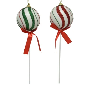 Bambalinas de plástico diseño chupeta 8 x 24,9 cm