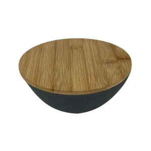 Juego de tazón con tapa 16 x 16 x 6,6 cm