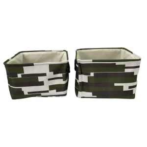 Cesta de tela militar