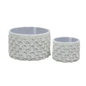 Juego de canastas 2 piezas 27 x 27 x 17 cm