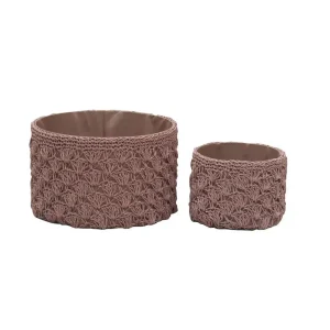 Juego de canastas 2 piezas 27 x 27 x 17 cm