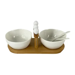 Juego de bandeja para dips 5 piezas