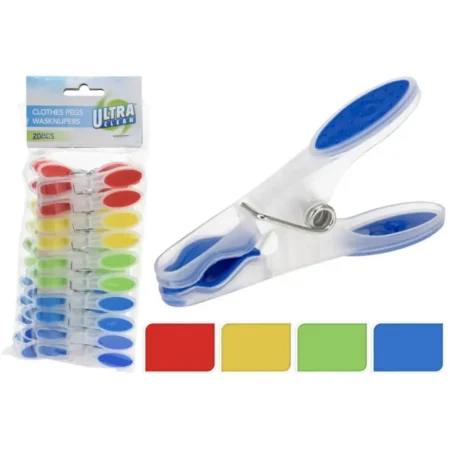 Set de 20 pinzas de ropa