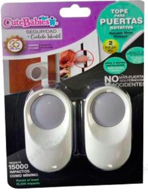 Tope para puerta rotable