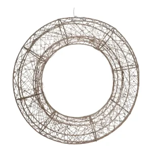 Corona con luz 35x35x6,5cm