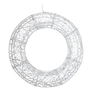 Corona con luz 35x35x6,5cm