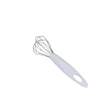 Batidor con mango de plastico 20 cm