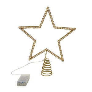 Tope de arbol con luz en forma de estrella 5,08x22,86x27,94cm