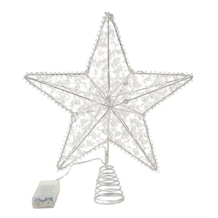 Tope de arbol con luz en forma de estrella 5,08x25,4x30,48cm