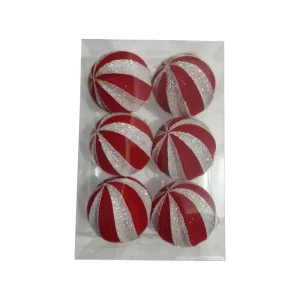 Adorno para colgar 6 piezas dise?o bola 20 x 10 x 20 cm