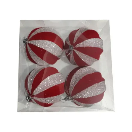 Adorno para colgar 4 piezas diseño bola 20 x 10 x 20 cm