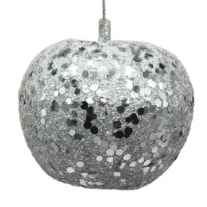 Adorno para colgar 6 piezas dise?o manzana 7 x 7 x 8 cm