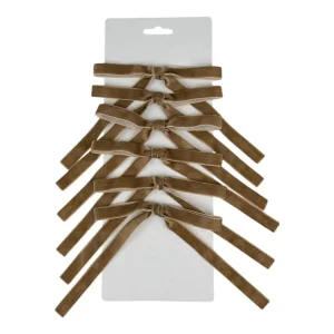 Juego de 6 lazos decorativos 32x13x1cm