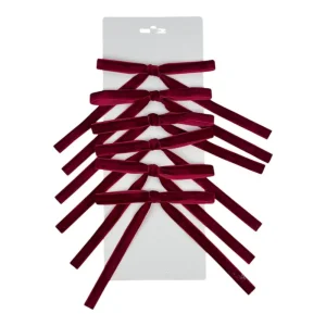 Juego de 6 lazos decorativos 32x13x1cm