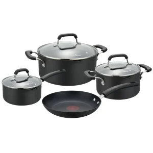 Juego de ollas 7 piezas aluminio anodizado linea Practix Thermospot