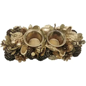 Porta vela dise?o pi?a 31 x 14 x 8,5 cm