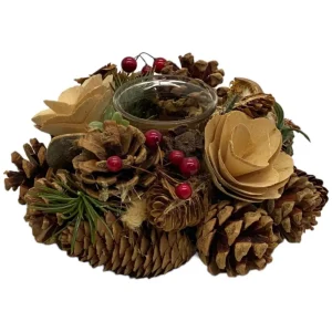 Porta tealight 18 x 18 x 9 cm