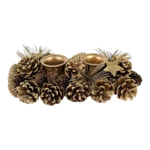 Porta tealight doble 15x30x9cm