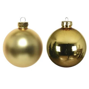 Set de 6 bambalinas de vidrio 8 cm