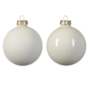 Set de 6 bambalinas de vidrio mixtas 8cm