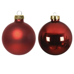 Set de 4 bambalinas de vidrio 10 cm