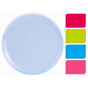 Plato llano acr?lico de 23 cm