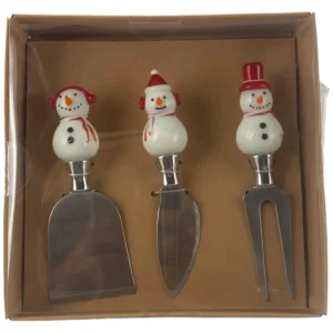 Set de 3 cuchillos para queso 17x17x4,2cm