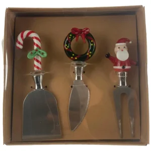 Set de 3 cuchillos para queso 17x17x4,2cm