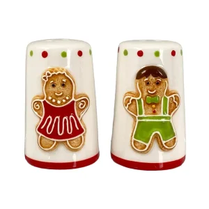 Juego de 2 piezas salero/pimentero 4,8 x 4,6 x 7,3 cm