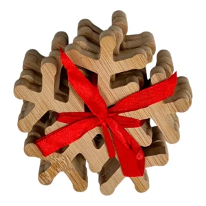 Juego de 4 posa vasos 10x10x3,5cm