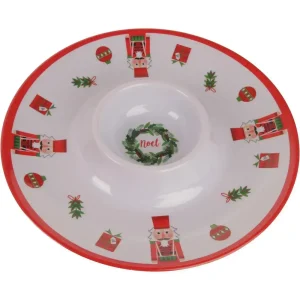 Plato para dip dise?o cascanueces ? 33 x 3,8 cm