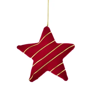 Bambalina decorativa diseño estrella 19 x 3 x 18 cm