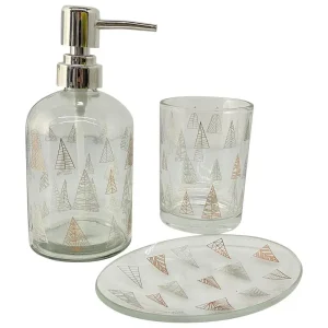 Juego de accesorios de ba?o 3 piezas 24,5 x 22 x 8,5 cm