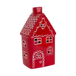 Casa decorativa con luz 11,2x8x21cm