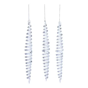 Juego de 3 adornos colgantes 18x9x2,50cm