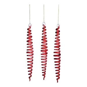 Juego de 3 adornos colgantes 18x9x2,50cm