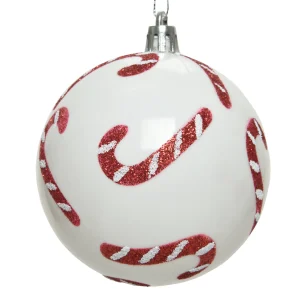 Bambalina de vidrio con bastones  8 cm