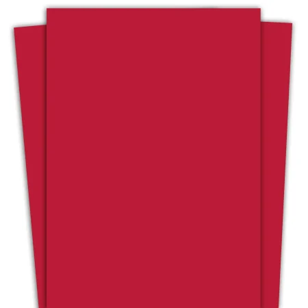 Foamy doble carta l?mina color rojo bandera