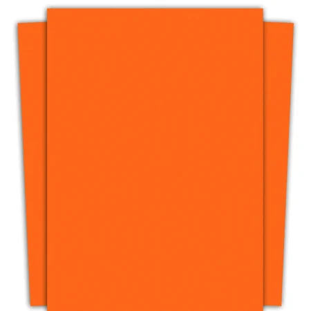 Foamy doble carta l?mina color naranja