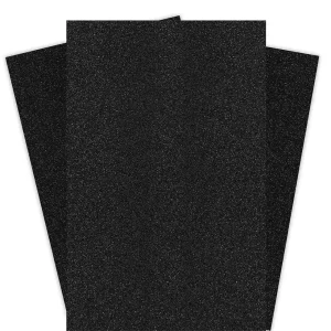 Foamy escarchado l?mina color negro