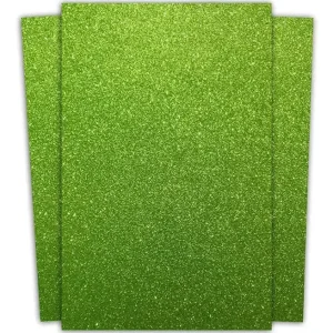 Foamy escarchado l?mina color verde lim?n