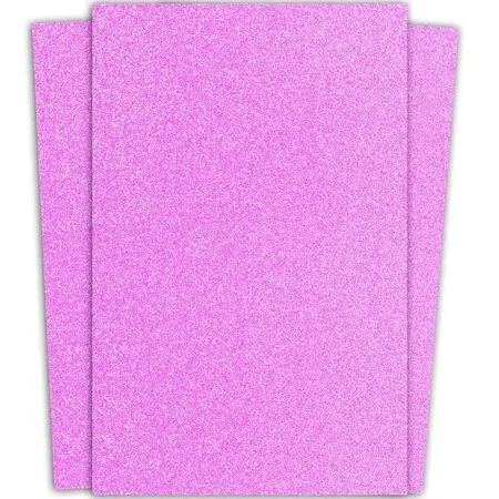 Foamy escarchado l?mina color rosa bebe