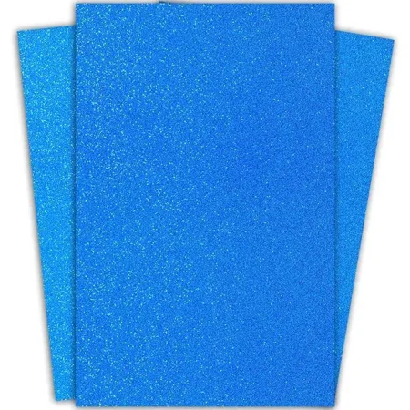 Foamy escarchado l?mina color azul celeste