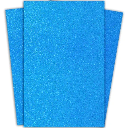 Foamy escarchado l?mina color azul cielo