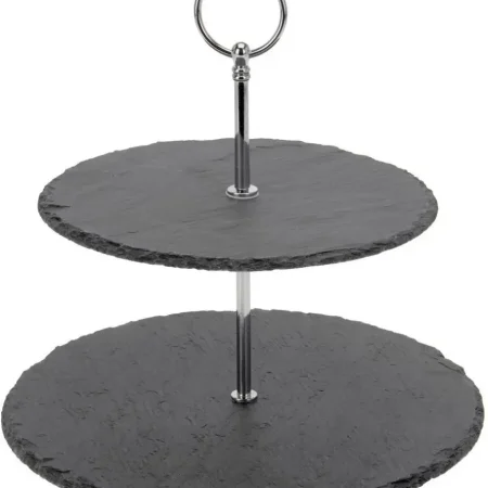 Bandeja para servir de 2 niveles