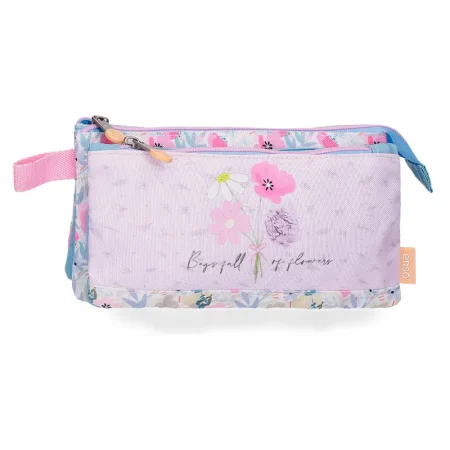 Cartuchera tipo sobre 3 compartimientos Full of flowers