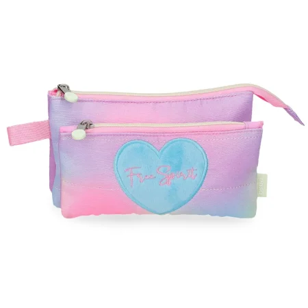 Cartuchera tipo sobre 3 compartimientos Free spirit