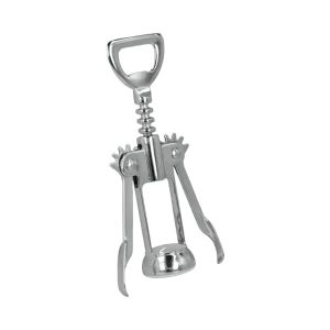 Sacacorchos cromado de 2 palancas