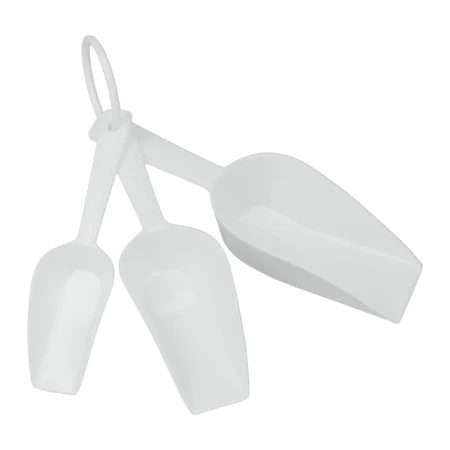 Set 3 cucharas medidoras 18, 35, 75 ml