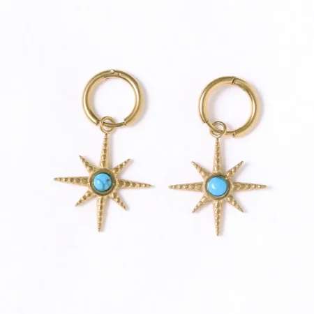 Argolla con perla azul